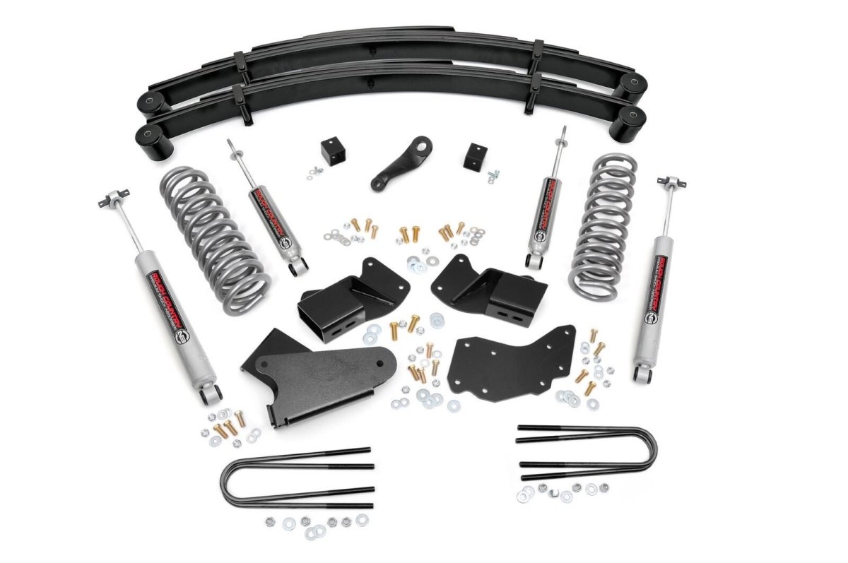 Ford Bronco II Suspension Lift Kit - Front + Rear - Rough Country - 4 Inch Lift Kit - '84-'90